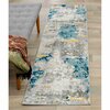 World Rug Gallery Sky Collection Modern Abstract Area Rug 2'x3' Cream 233CREAM2X3